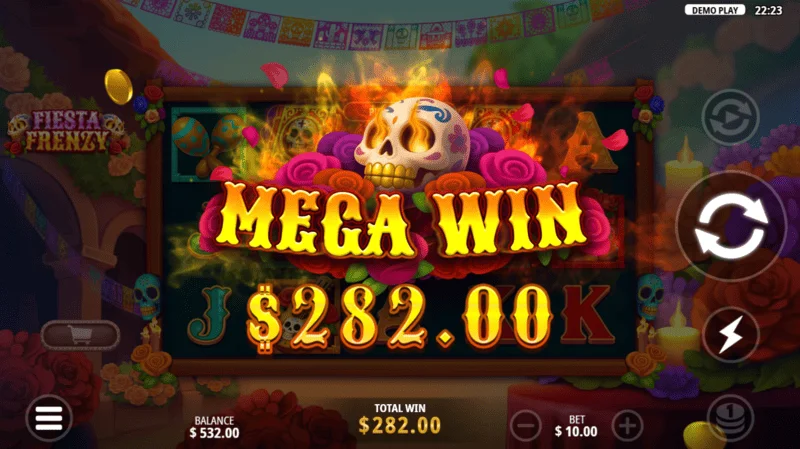 Fiesta Frenzy - thắng lớn trong chế độ chơi Free Spins